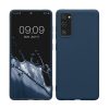 Etui Kwmobile do Samsung Galaxy S20 FE, niebieskie, silikonowe, KWM0000121L065C