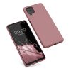 Etui Kwmobile do Samsung Galaxy A12, jasnoróżowe, silikonowe, KWM000012BL063C