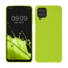 Etui Kwmobile do Samsung Galaxy A12, zielone, silikonowe, KWM000012BL064C