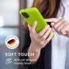 Etui Kwmobile do Samsung Galaxy A12, zielone, silikonowe, KWM000012BL064C