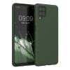 Etui Kwmobile do Samsung Galaxy A12, ciemnozielone, silikonowe, KWM000012BL066C