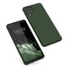 Etui Kwmobile do Samsung Galaxy A12, ciemnozielone, silikonowe, KWM000012BL066C
