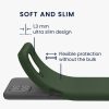 Etui Kwmobile do Samsung Galaxy A12, ciemnozielone, silikonowe, KWM000012BL066C