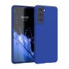 Etui Kwmobile do Samsung Galaxy S21, niebieskie, silikonowe, KWM000012BS044C