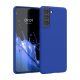 Etui Kwmobile do Samsung Galaxy S21, niebieskie, silikonowe, KWM000012BS044C