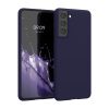 Etui Kwmobile do Samsung Galaxy S21, ciemnoniebieskie, silikonowe, KWM000012BS046C