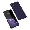 Etui Kwmobile do Samsung Galaxy S21, ciemnoniebieskie, silikonowe, KWM000012BS046C
