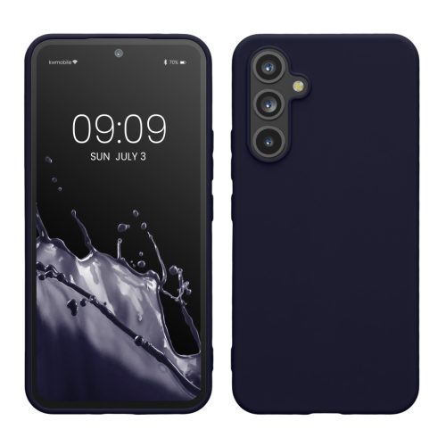 Etui Kwmobile do Samsung Galaxy A54 5G, ciemnoniebieskie, silikonowe, KWM000018FR039C