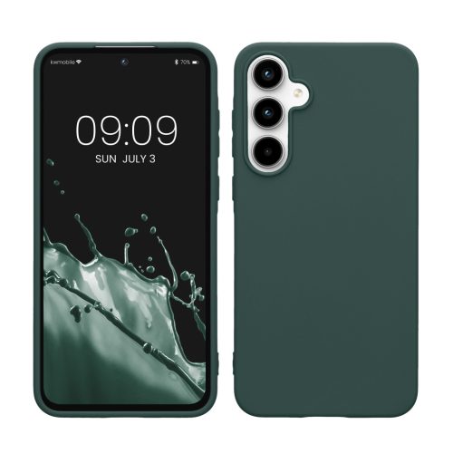 Etui Kwmobile do Samsung Galaxy A55 5G, zielone, silikonowe, KWM000021MG016C