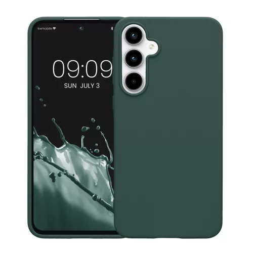 Etui Kwmobile do Samsung Galaxy A55 5G, zielone, silikonowe, KWM000021MG016C