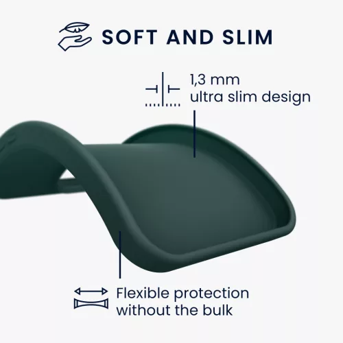 Etui Kwmobile do Samsung Galaxy A55 5G, zielone, silikonowe, KWM000021MG016C