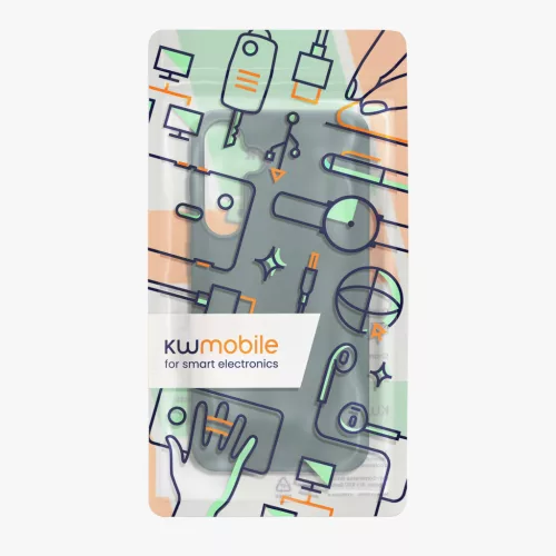 Etui Kwmobile do Samsung Galaxy A55 5G, zielone, silikonowe, KWM000021MG016C