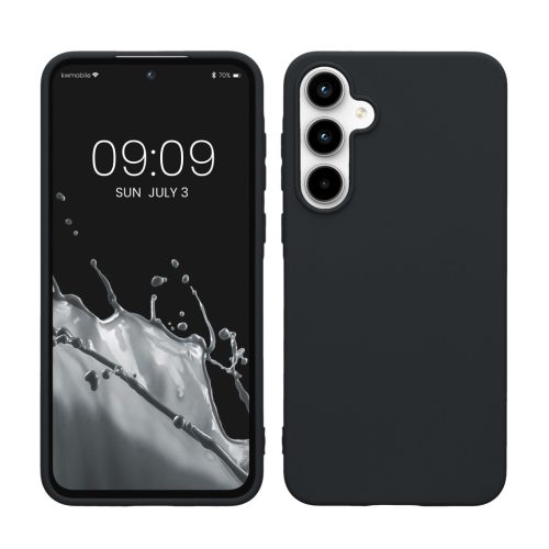 Etui Kwmobile do Samsung Galaxy A55 5G, ciemnoniebieskie, silikonowe, KWM000021MG017C