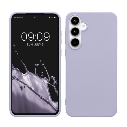 Etui Kwmobile do Samsung Galaxy A55 5G, jasnofioletowe, silikonowe, KWM000021MG020C
