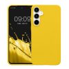 Etui Kwmobile do Samsung Galaxy A55 5G, żółte, silikonowe, KWM000021MG023C