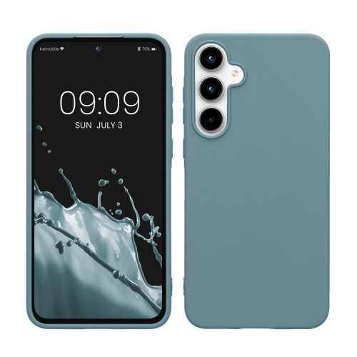 Etui Kwmobile do Samsung Galaxy A55 5G, zielone, silikonowe, KWM000021MG026C