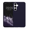 Etui Kwmobile do Samsung Galaxy A55 5G, ciemnoniebieskie, silikonowe, KWM000021MG028C