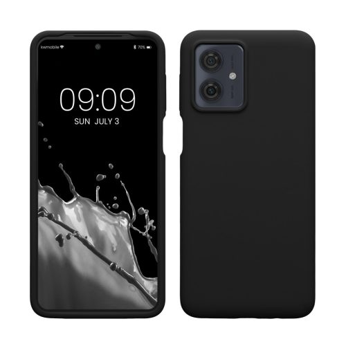 Etui Kwmobile do Motorola Moto G64, czarne, silikonowe, KWM000022SS001C