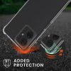 Etui Kwmobile ze smyczą do Motorola Moto G64, przezroczyste/czarne, silikonowe, KWM000022SU001C