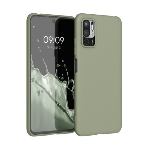 Etui Kwmobile do Xiaomi Redmi Note 10 5G, jasnozielone, silikonowe, KWM000012ZM028C