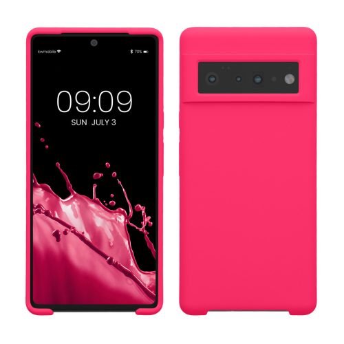 Etui Kwmobile do Google Pixel 6 Pro, różowe, silikonowe, KWM000013OI050C
