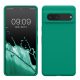 Etui Kwmobile do Google Pixel 7, zielone, silikonowe, KWM0000171I055C