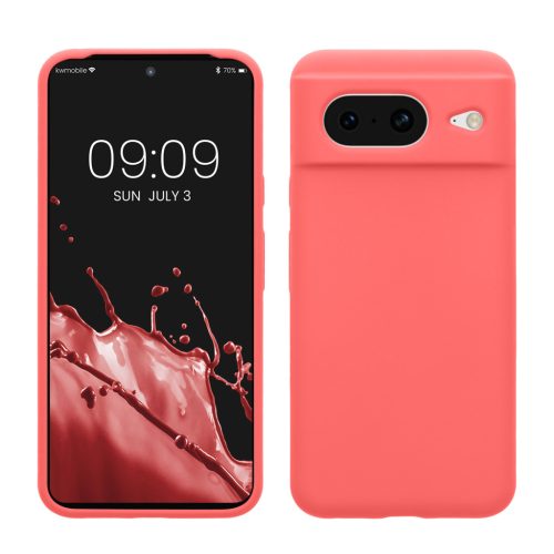 Etui Kwmobile do Google Pixel 8, różowe, silikonowe, KWM000020JF031C