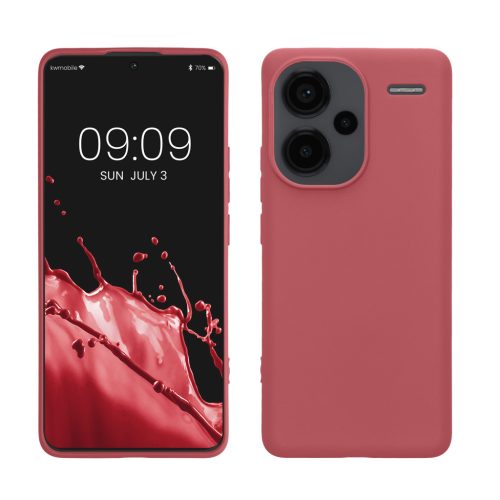 Etui Kwmobile do Xiaomi Redmi Note 13 Pro Plus 5G, ciemnoróżowe, silikonowe, KWM000020KI010C