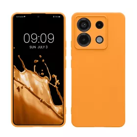   Etui Kwmobile do Xiaomi Redmi Note 13 Pro 5G, pomarańczowe, silikonowe, KWM000020LD026C