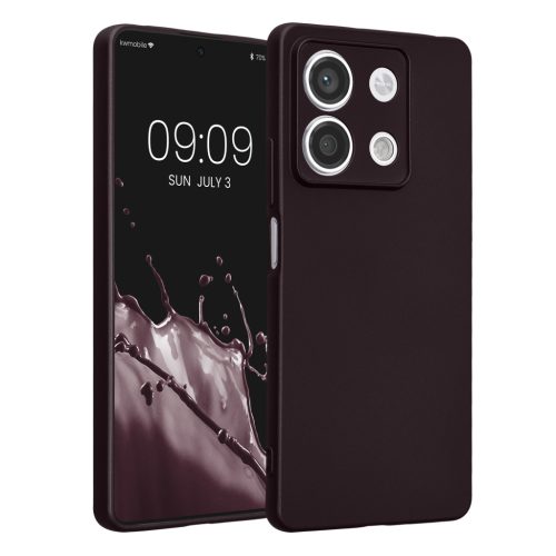 Etui Kwmobile do Xiaomi Redmi Note 13, Ciemny Fiolet, Silikon, KWM000020LL008C