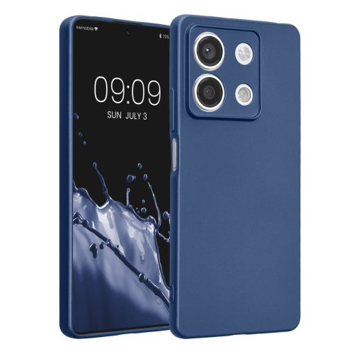 Etui Kwmobile do Xiaomi Redmi Note 13, niebieskie, silikonowe, KWM000020LL009C