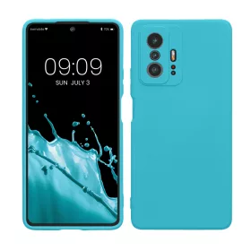   Etui Kwmobile do Xiaomi 11T/11T Pro, jasnoniebieskie, silikonowe, KWM000014AW050C