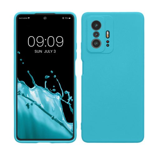 Etui Kwmobile do Xiaomi 11T/11T Pro, jasnoniebieskie, silikonowe, KWM000014AW050C