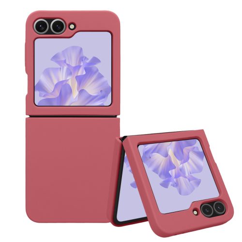 Etui Kwmobile do Samsung Galaxy Z Flip6, Ciemny róż, Silikon, KWM000021SK003C