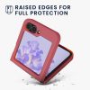 Etui Kwmobile do Samsung Galaxy Z Flip6, Ciemny róż, Silikon, KWM000021SK003C