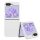 Etui Kwmobile do Samsung Galaxy Z Flip6, białe, silikonowe, KWM000021SK006C