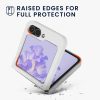 Etui Kwmobile do Samsung Galaxy Z Flip6, białe, silikonowe, KWM000021SK006C