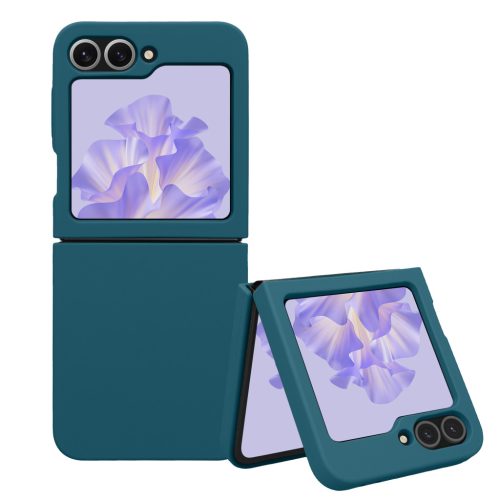 Etui Kwmobile do Samsung Galaxy Z Flip6, niebieskie, silikonowe, KWM000021SK007C