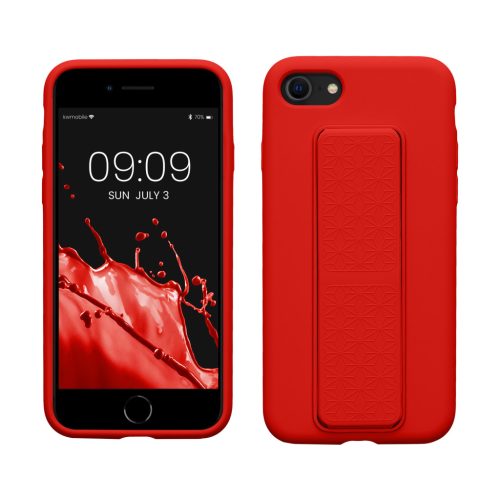 Etui Kwmobile do Apple iPhone SE (2022)/iPhone SE (2020)/iPhone 8, czerwone, silikonowe, KWM000015WB005C