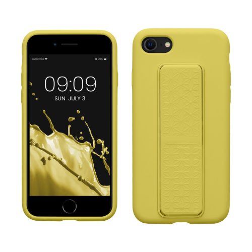 Etui Kwmobile do Apple iPhone SE (2022)/iPhone SE (2020)/iPhone 8, żółte, silikonowe, KWM000015WB006C