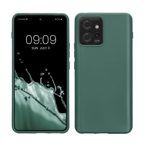 Etui Kwmobile do Motorola ThinkPhone, zielone, silikonowe, KWM000018PC002C