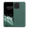 Etui Kwmobile do Motorola ThinkPhone, zielone, silikonowe, KWM000018PC002C