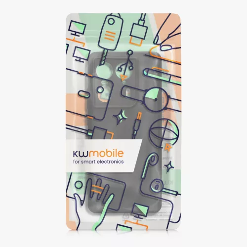 Etui Kwmobile do Motorola Edge 50 Ultra, czarne, silikonowe, KWM000022SW001C