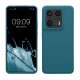 Etui Kwmobile do Motorola Edge 50 Ultra, niebieskie, silikonowe, KWM000022SX003C