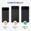 Etui Kwmobile do Google Pixel 2 XL, niebieskie, silikonowe, KWM000008JS003C