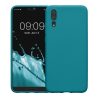 Etui Kwmobile do Huawei P20, niebieskie, silikonowe, KWM000008PX017C