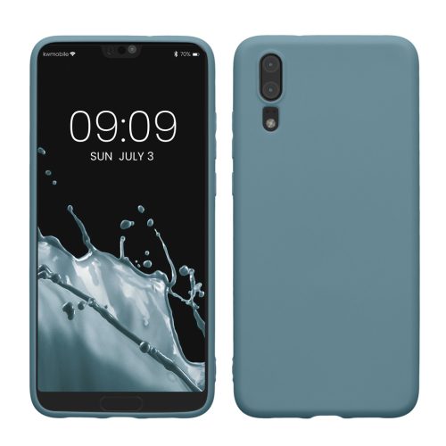 Etui Kwmobile do Huawei P20, zielone, silikonowe, KWM000008PX018C