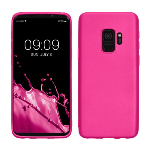 Etui Kwmobile do Samsung Galaxy S9, różowe, silikonowe, KWM000008TO009C