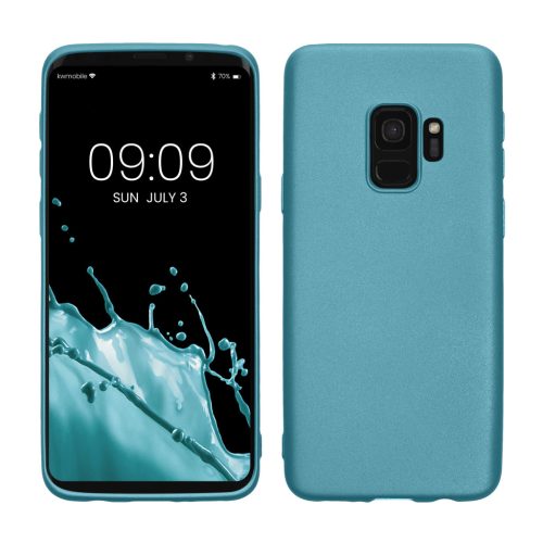 Etui Kwmobile do Samsung Galaxy S9, niebieskie, silikonowe, KWM000008TO010C