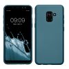 Etui Kwmobile do Samsung Galaxy A8 (2018), niebieskie, silikonowe, KWM0000093L013C